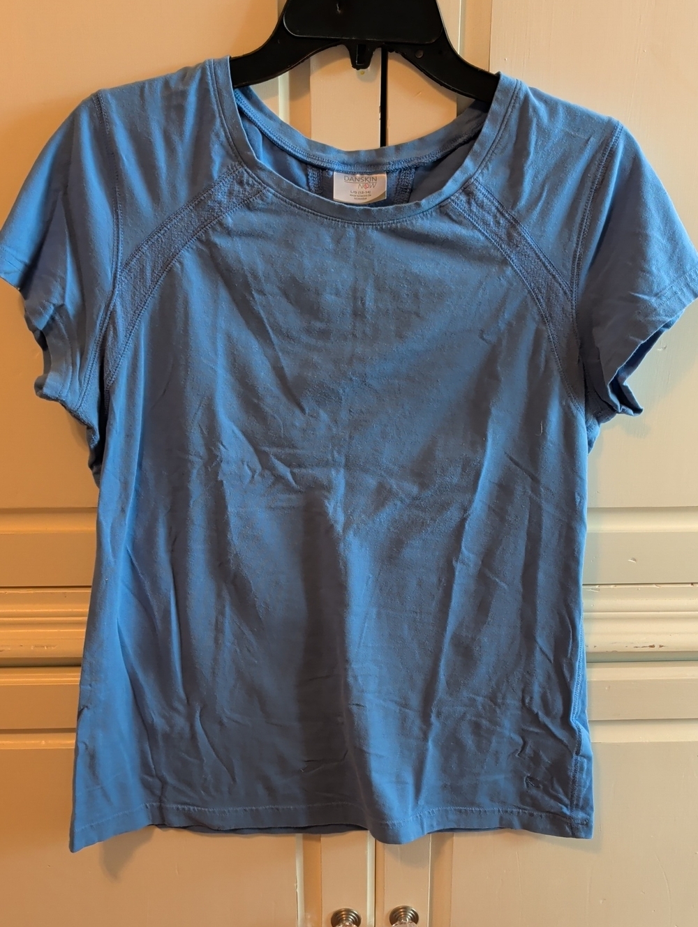 Danskin Blue Short Sleeve Crewneck Sports Tee